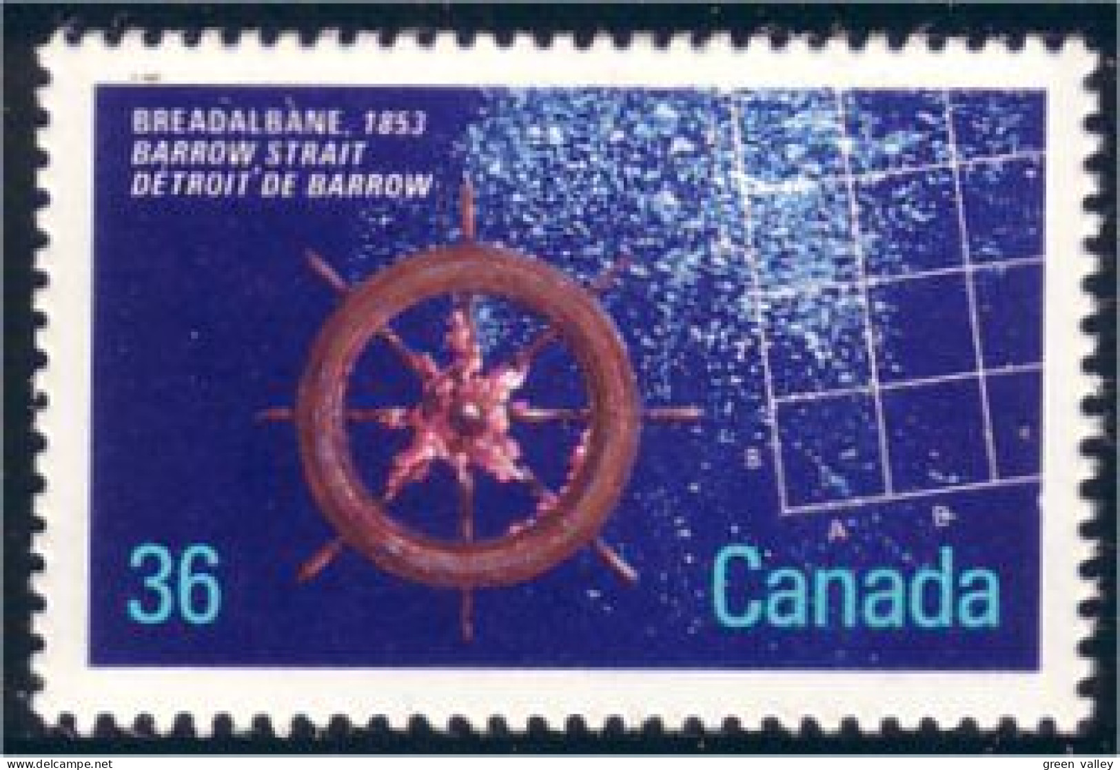 Canada Naufrage Breadalbane 1853 Shipwreck MNH ** Neuf SC (C11-43a) - Unused Stamps