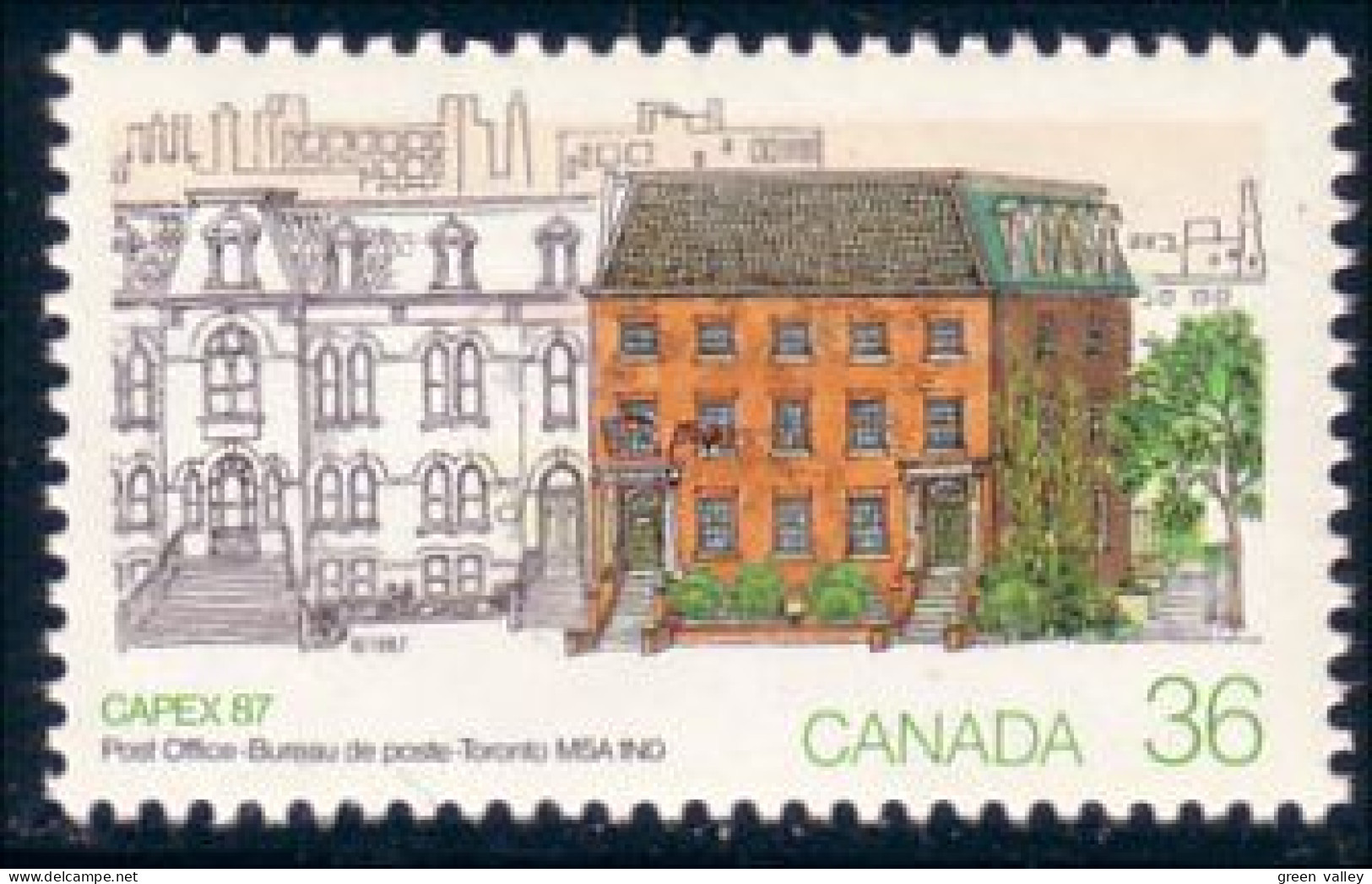 Canada Toronto Post Office Capex 87 MNH ** Neuf SC (C11-25Aba) - Unused Stamps