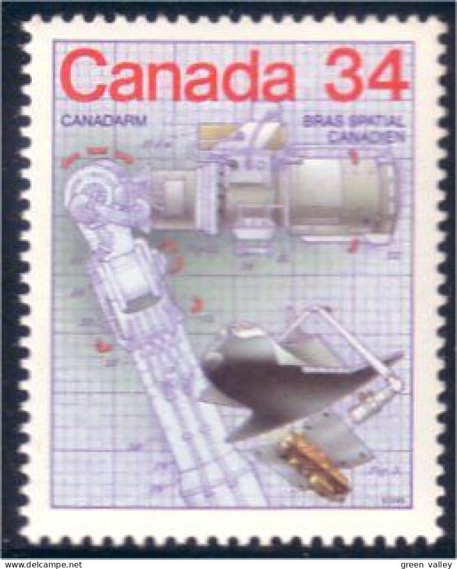 Canada Canadarm Navette Spatiale Shuttle Space Espace MNH ** Neuf SC (C11-00a) - Unused Stamps