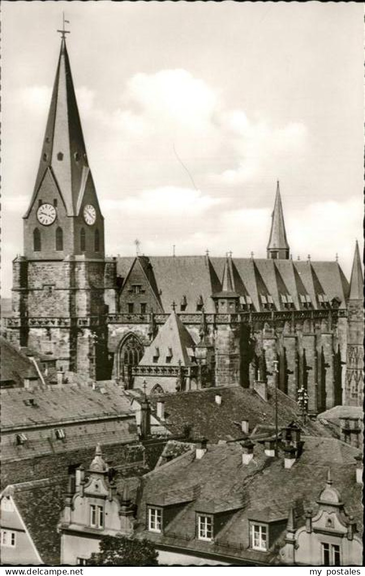 41260810 Friedberg Hessen Stadtkirche Friedberg - Friedberg