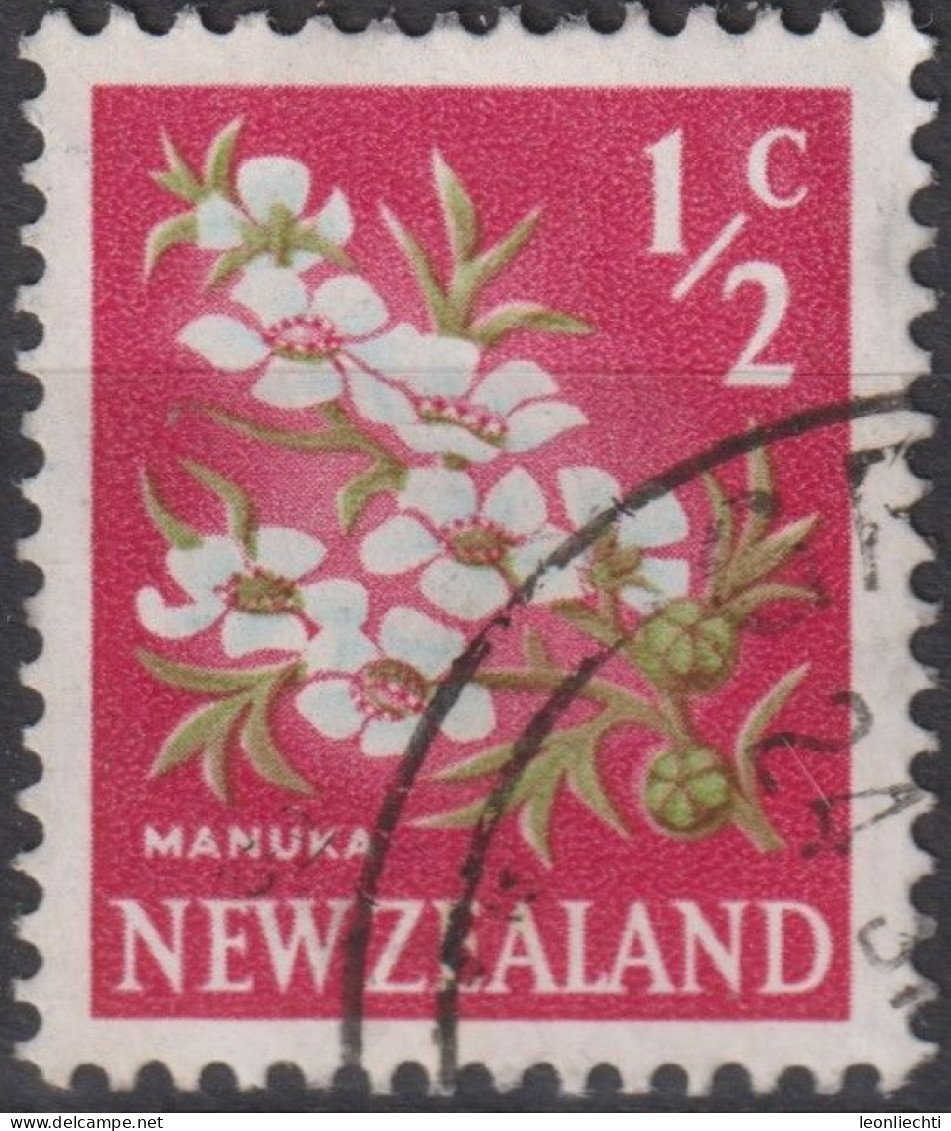 1967 Neuseeland ° Mi:NZ 456, Sn:NZ 382, Yt:NZ 443, K13¾ X 14, Manuka (Leptospermum Scoparium) - Gebraucht