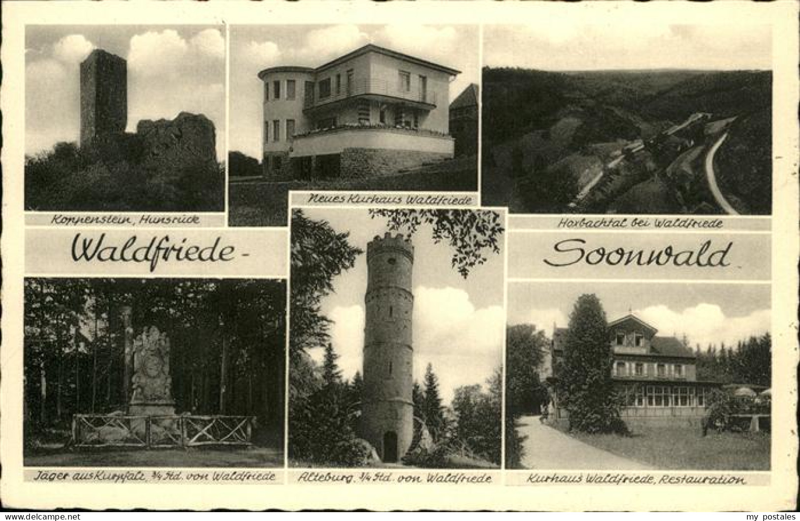 41259607 Waldfriede Bad Sobernheim Kurhaus Waldfriede Koppenstein Alteburg Bad S - Bad Sobernheim