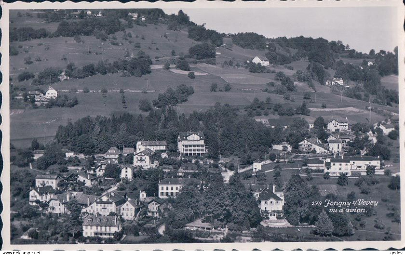 Jongny Sur Vevey VD Vu D'avion (279) - Jongny