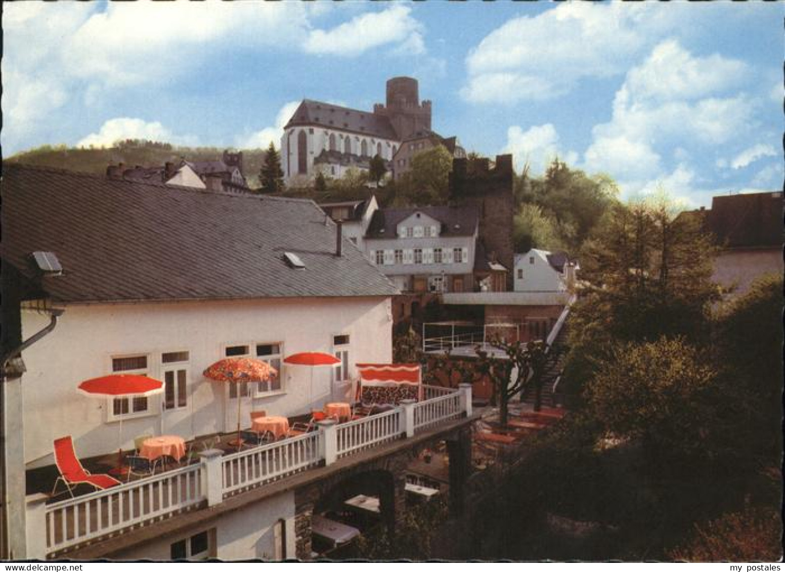 41259437 Oberwesel Rhein Hotel Goldener Pfopfenzieher Oberwesel - Oberwesel