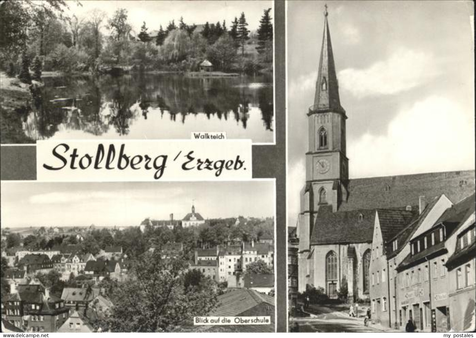 41259278 Stollberg Erzgebirge Walkteich Oberschule Stollberg - Stollberg (Erzgeb.)