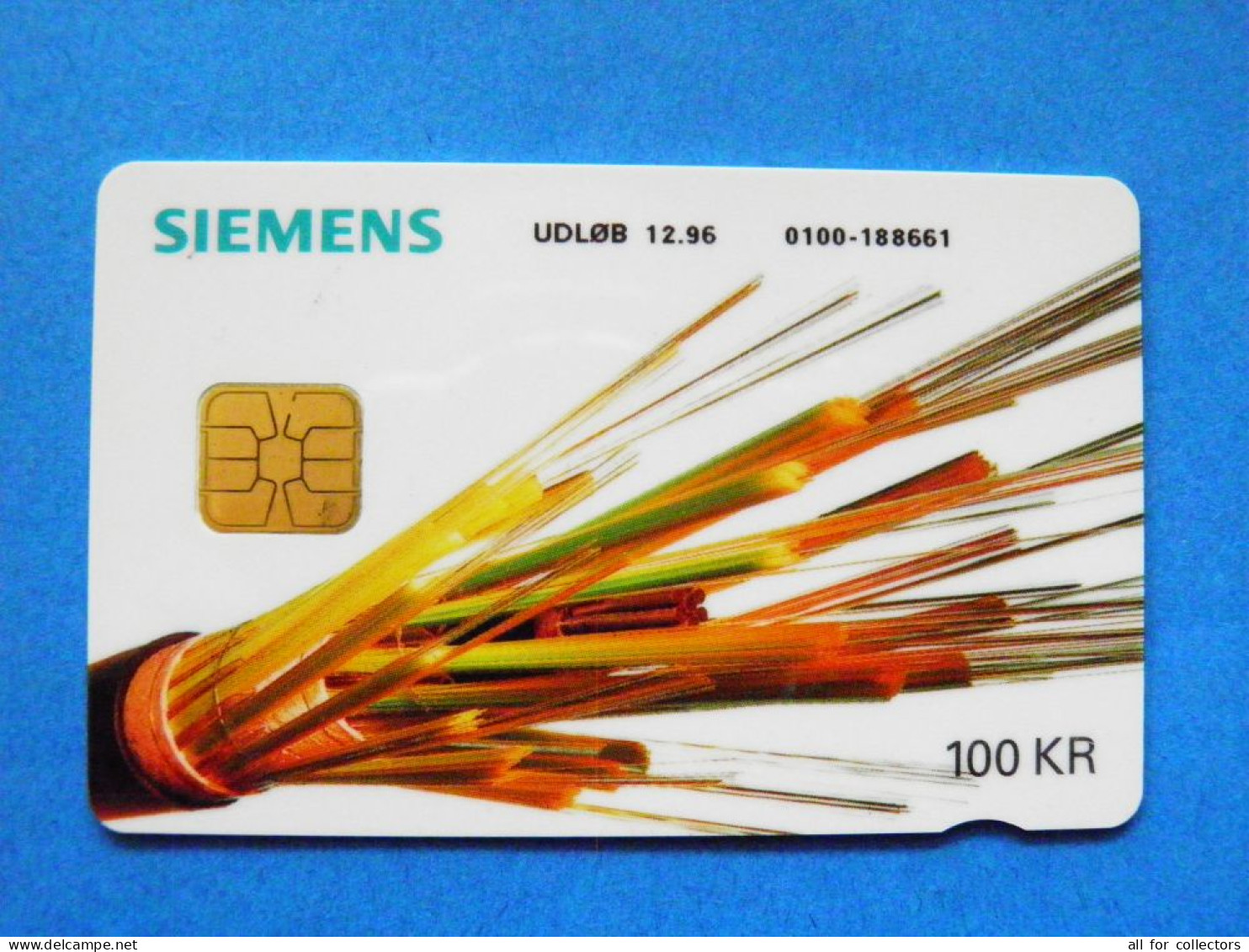 CHIP Phonecard Denmark Danmont Siemens 100 Kroner 12.96 - Denmark