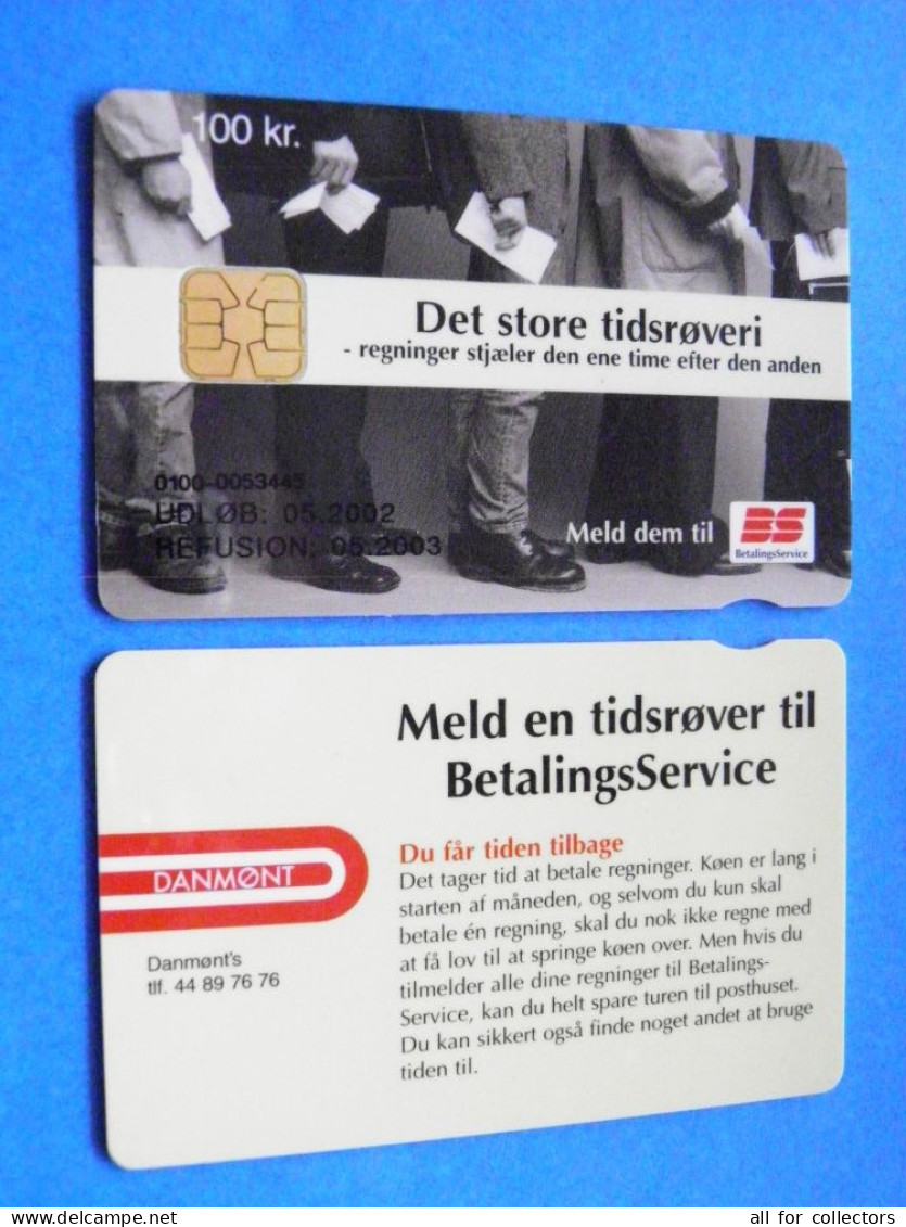 CHIP Phonecard Denmark Danmont Det Store Tidroveri 100 Kroner 05.2003 - Dänemark