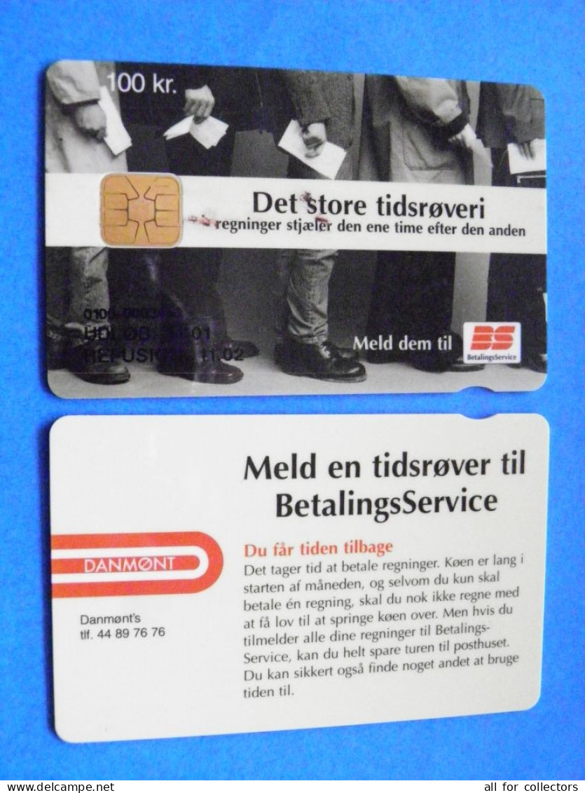 CHIP Phonecard Denmark Danmont Det Store Tidroveri 100 Kroner 11.02 - Denmark