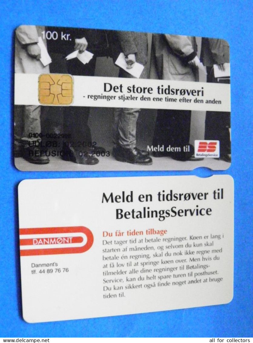 CHIP Phonecard Denmark Danmont Det Store Tidroveri 100 Kroner 02.2003 - Dänemark