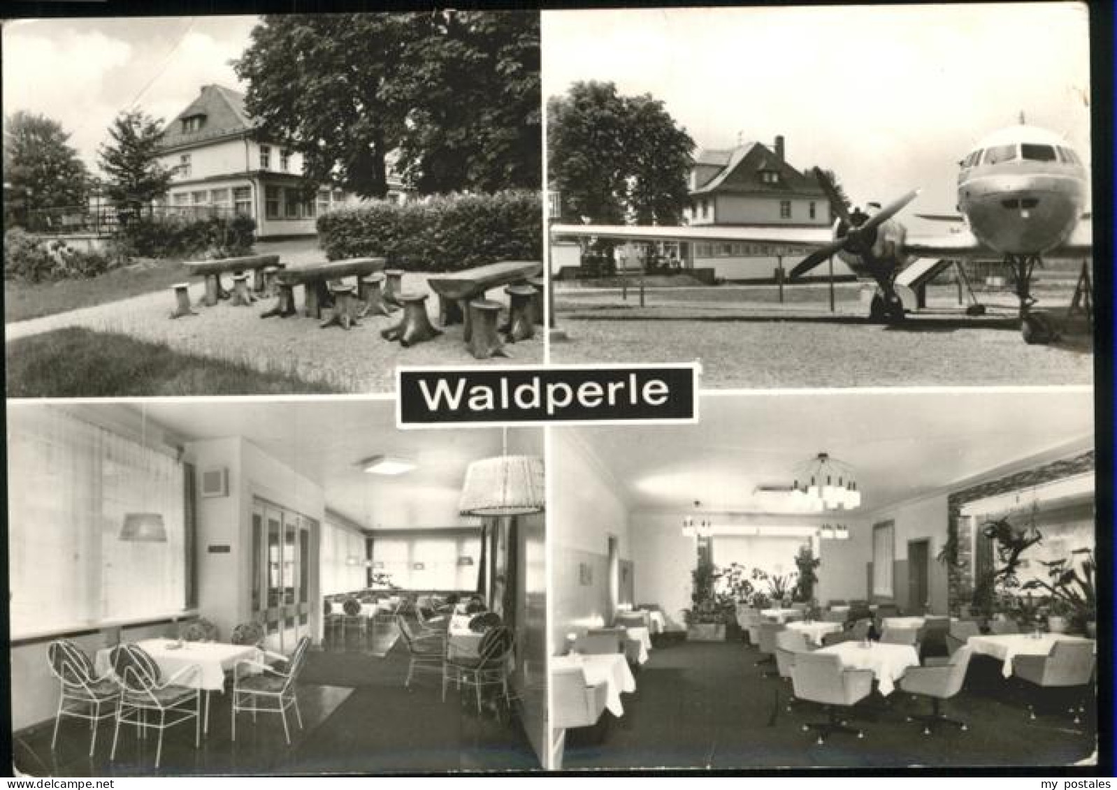 41258993 Werdau Sachsen Waldperle Konsum Gaststaette Flugzeug Werdau - Werdau