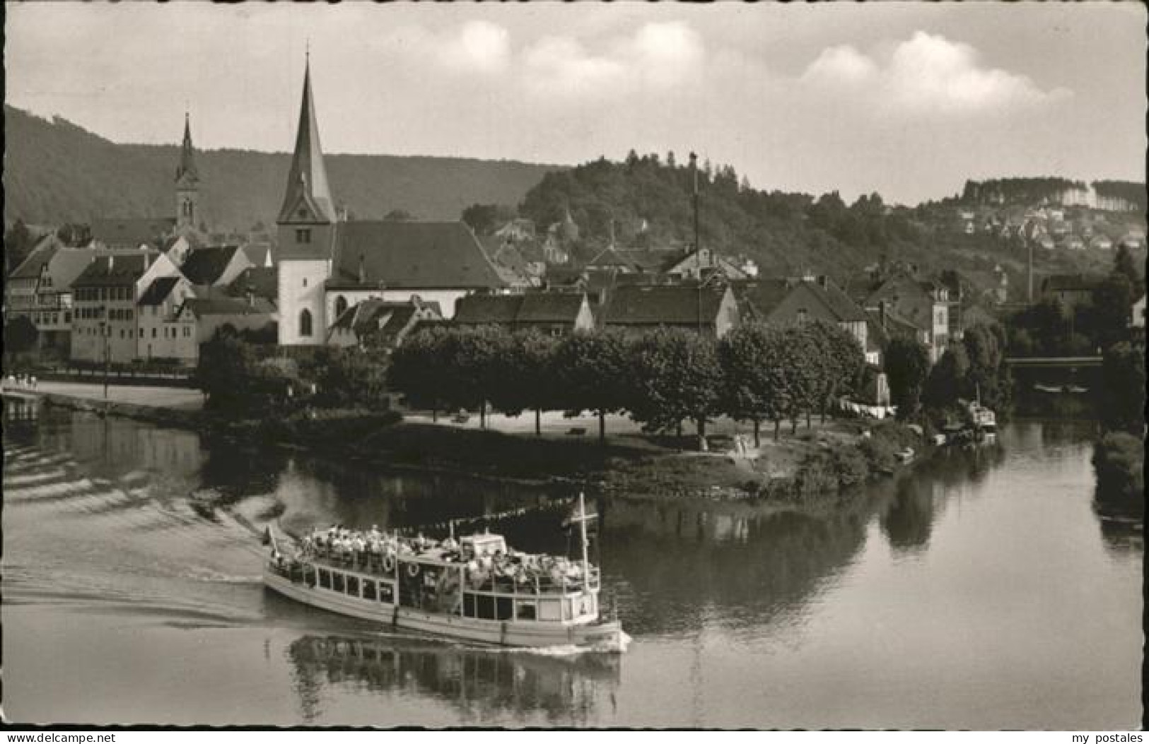 41258935 Neckargemuend Bootsfahrt Neckargemuend - Neckargemünd