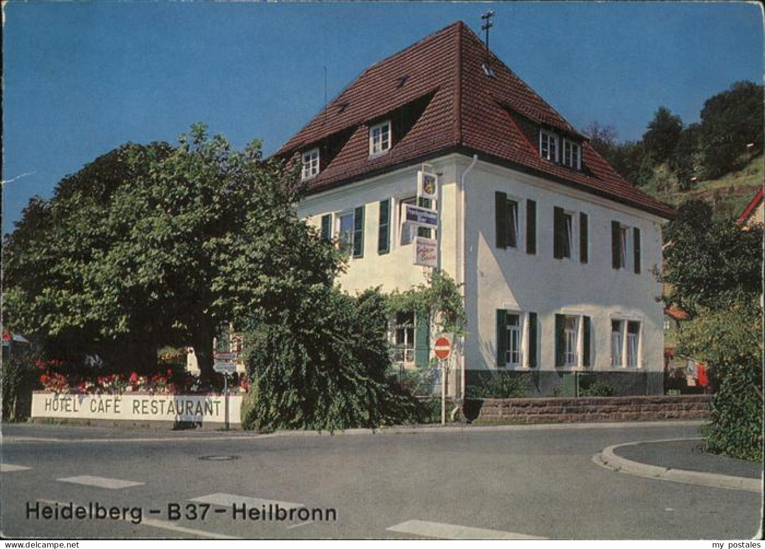 41258857 Eberbach Baden B 37 Heilbronn Hotel Cafe Restaurant Gruener Baum Eberba - Eberbach