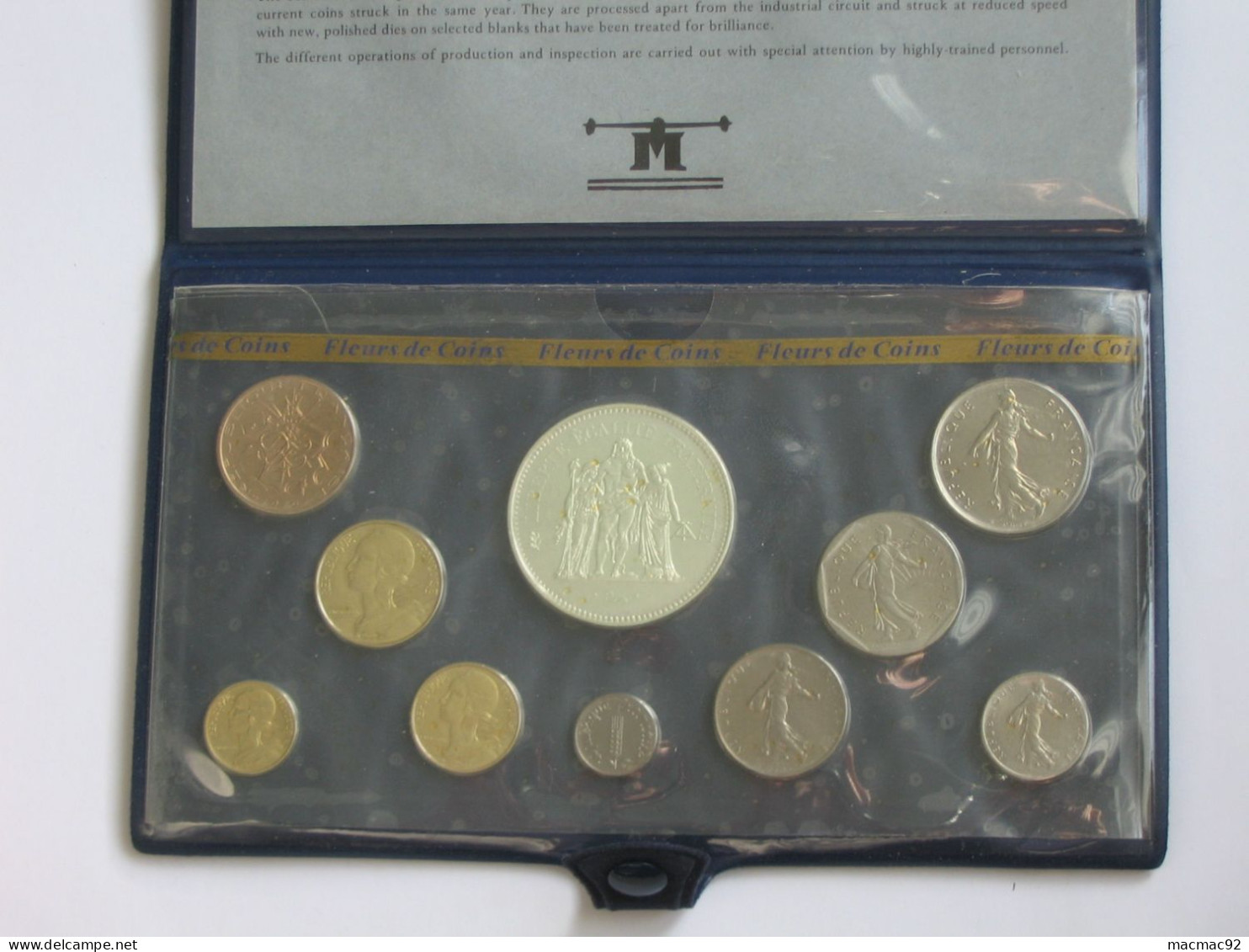 Coffret Série FLEURS DE COINS 1979    **** EN ACHAT IMMEDIAT   **** - BU, Proofs & Presentation Cases