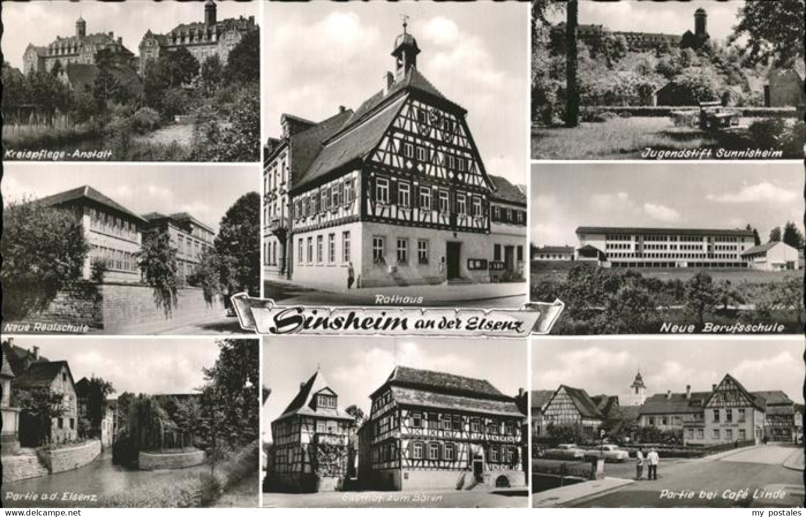 41258407 Sinsheim Elsenz Berufsschule Cafe Linde Jugendstift Summisheim Kreispfl - Sinsheim