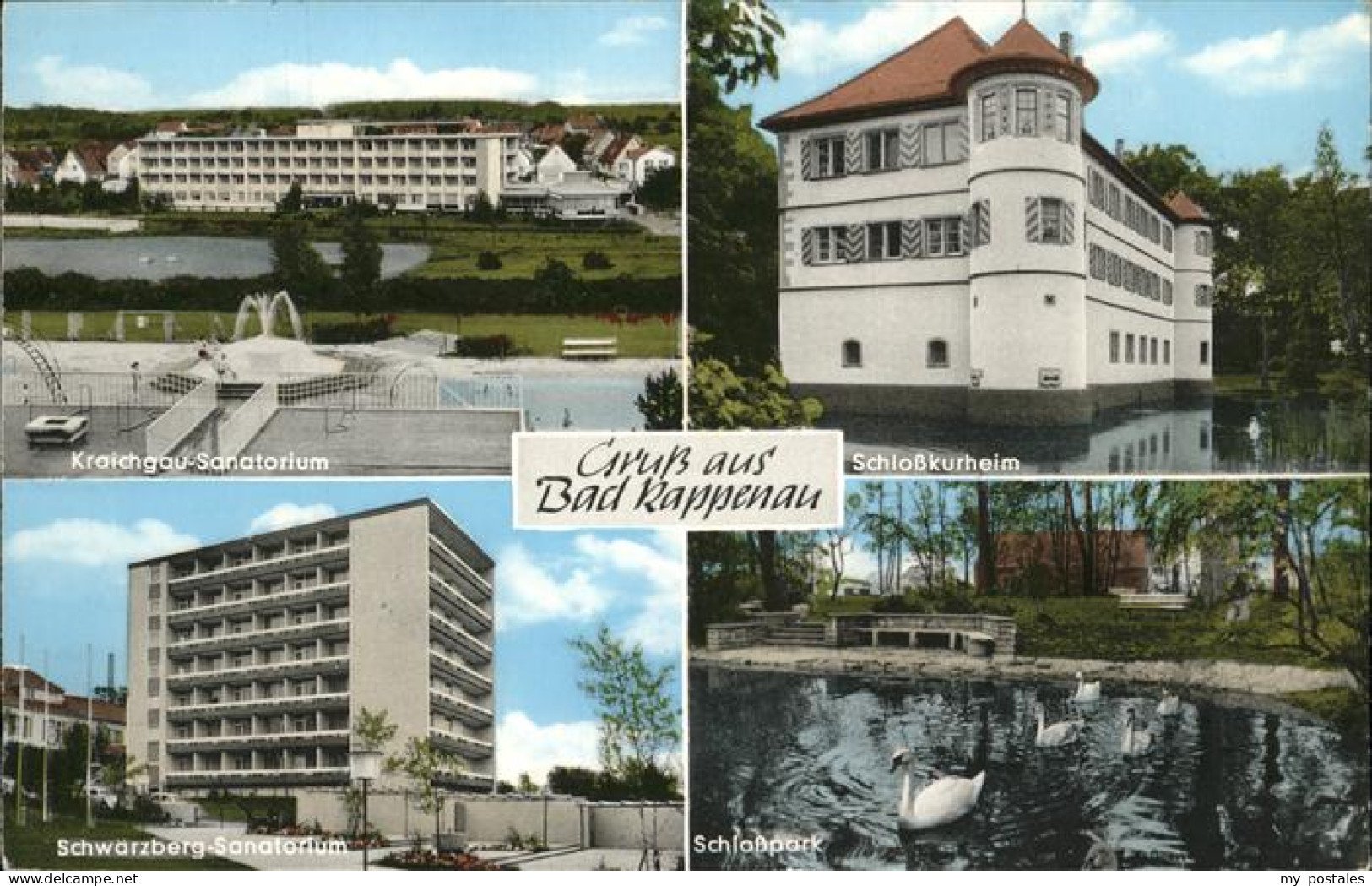 41258406 Bad Rappenau Schlosspark Schlosskurheim Kraichgau Sanatorium Schwaerber - Bad Rappenau