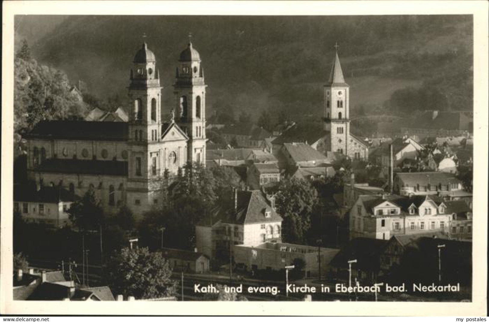 41258312 Eberbach Neckar Kath. Evang. Kirche Eberbach - Eberbach