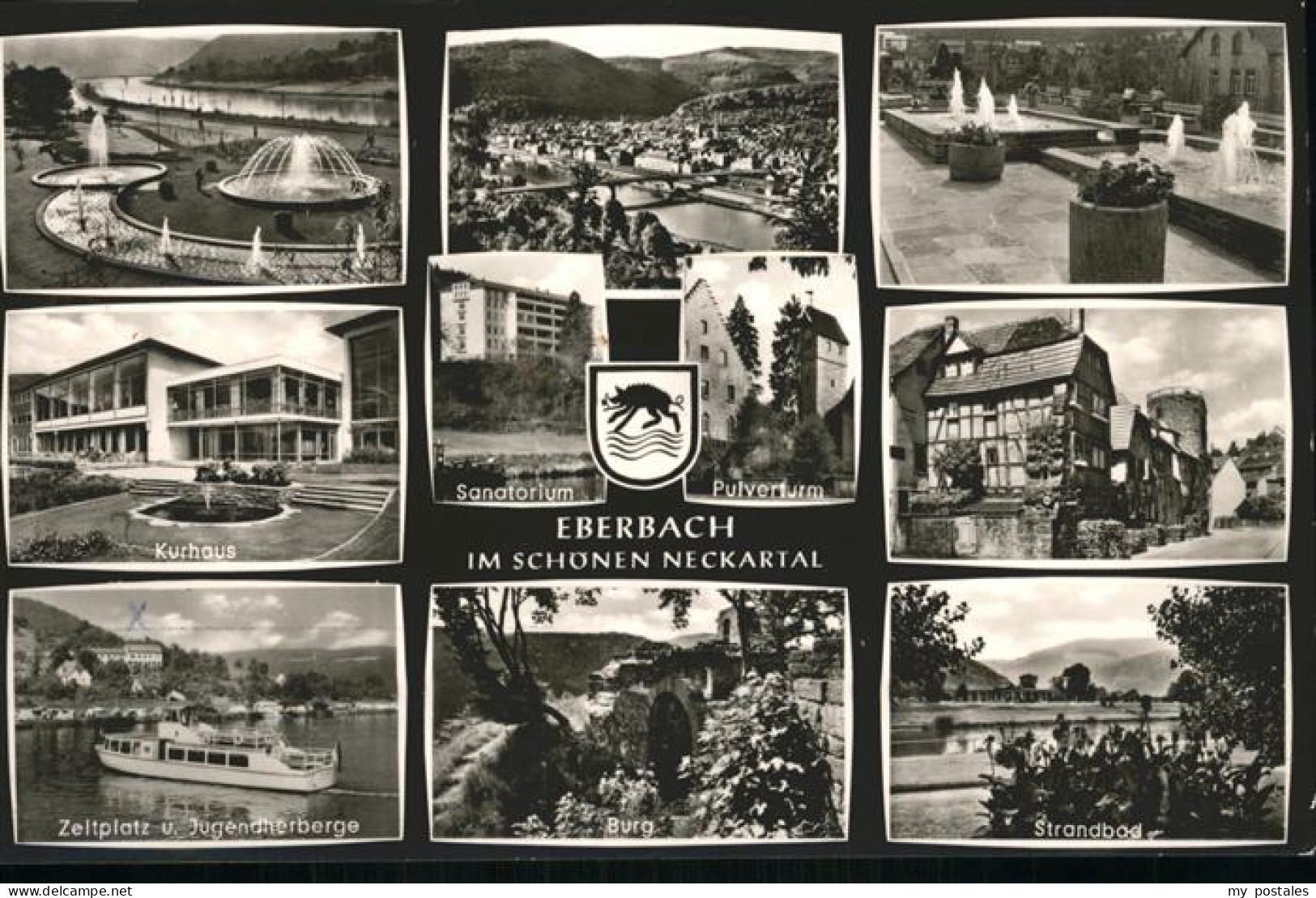 41258310 Eberbach Neckar Sanatorium Kurhaus Zeltplatz Jugendherberge Strandbad B - Eberbach