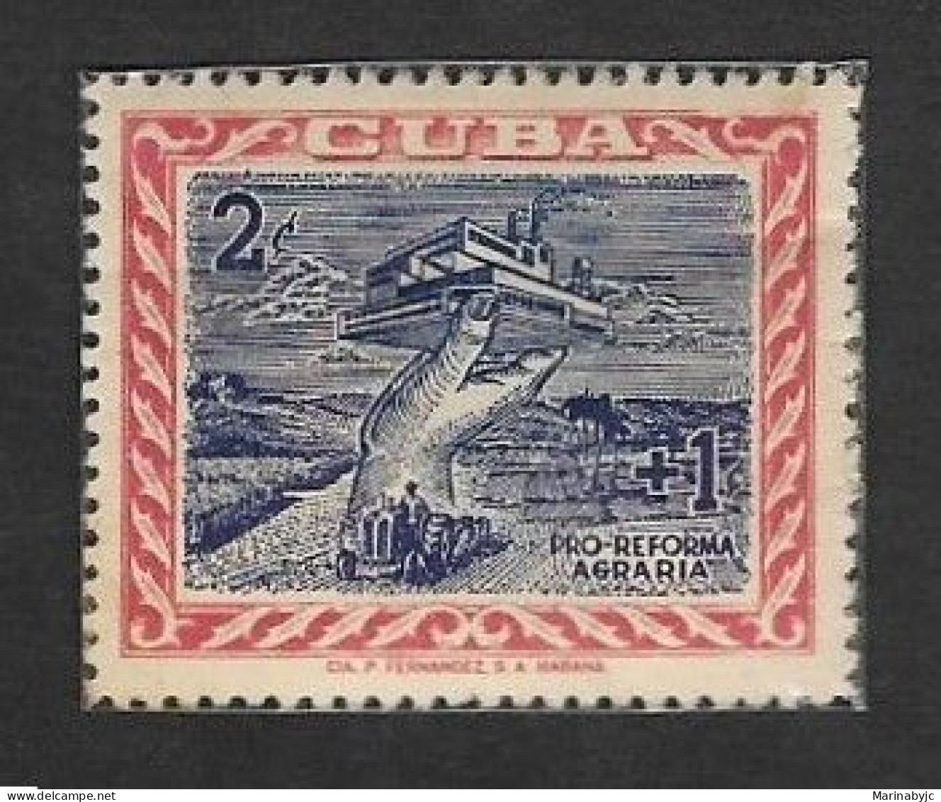 SE)1959 CUBA, THE CUBAN REVOLUTION, AGRICULTURAL REFORM, MNH - Gebruikt