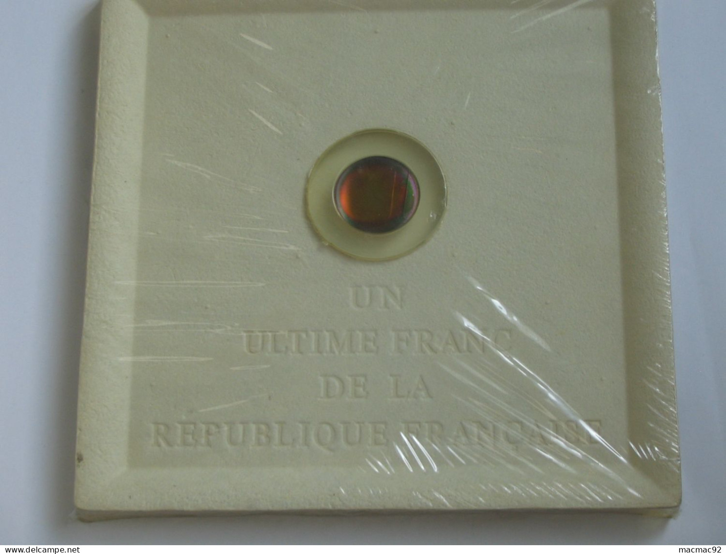 Un Ultime Franc De La République Française - Ultime Franc De STARK De 2001   **** EN ACHAT IMMEDIAT   **** - Essais, Piéforts, épreuves & Flans Brunis