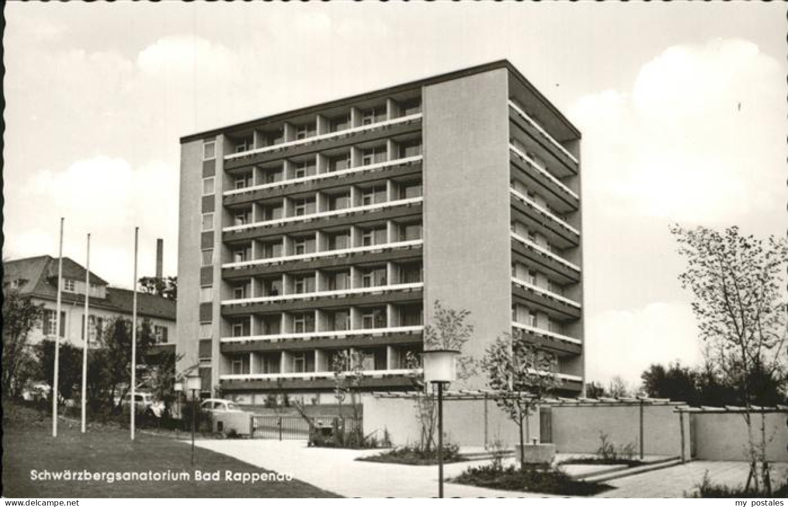 41258071 Bad Rappenau Schwaerzbergsanatorium Hochhaus Robert Rumig Papeir Und Bu - Bad Rappenau