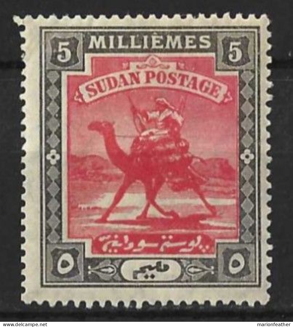 SUDAN...KING EDWARD VII..(1901-10..)....CAMEL.......5m.....SG23.....MH... - Sudan (...-1951)