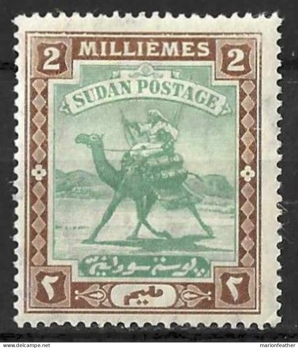 SUDAN...KING EDWARD VII..(1901-10..)....CAMEL.......2pi.......SG19........MH... - Soedan (...-1951)