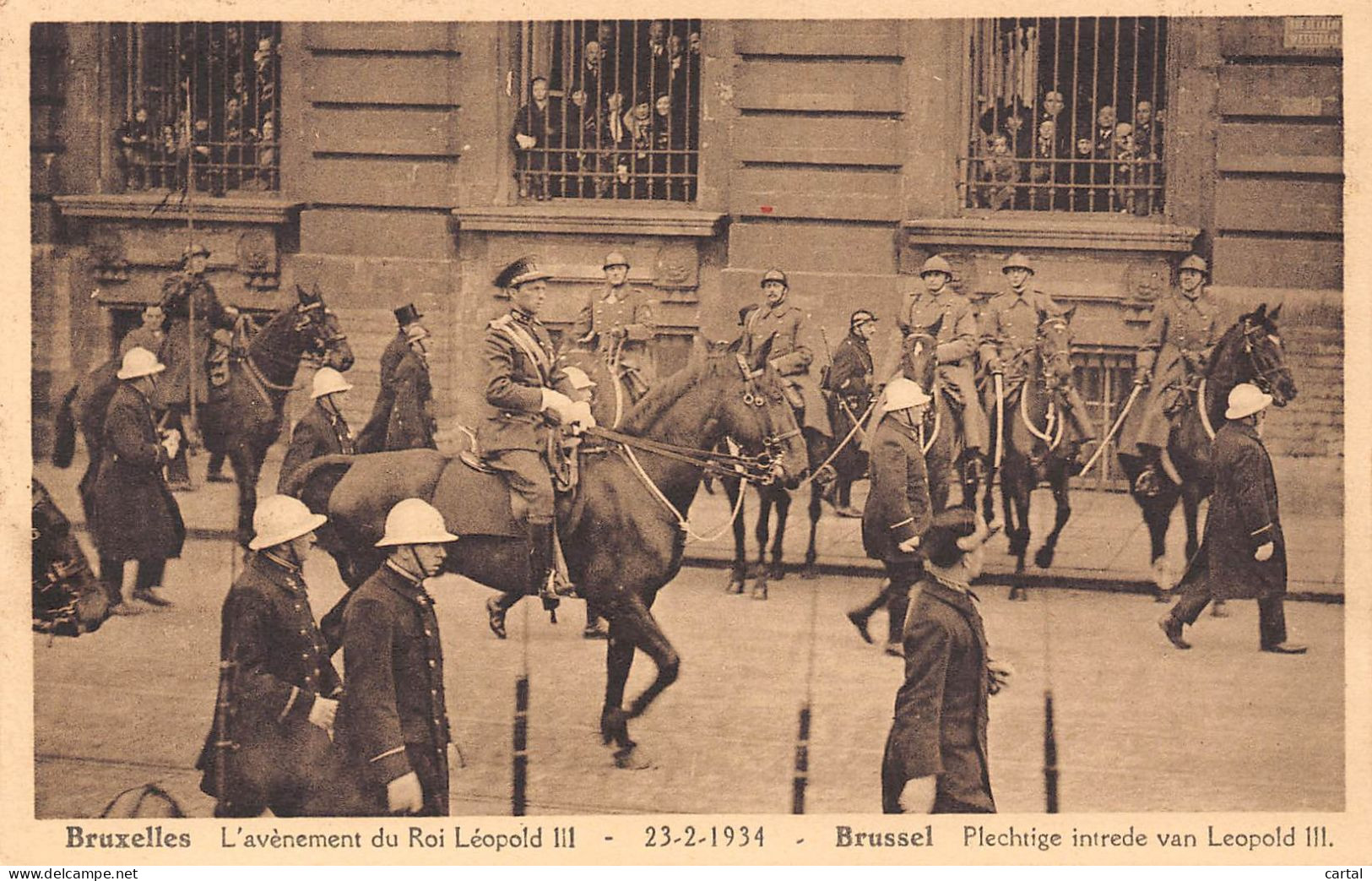 BRUXELLES - L'avènement Du Roi Léopold III - 23-2-1934 - Fêtes, événements