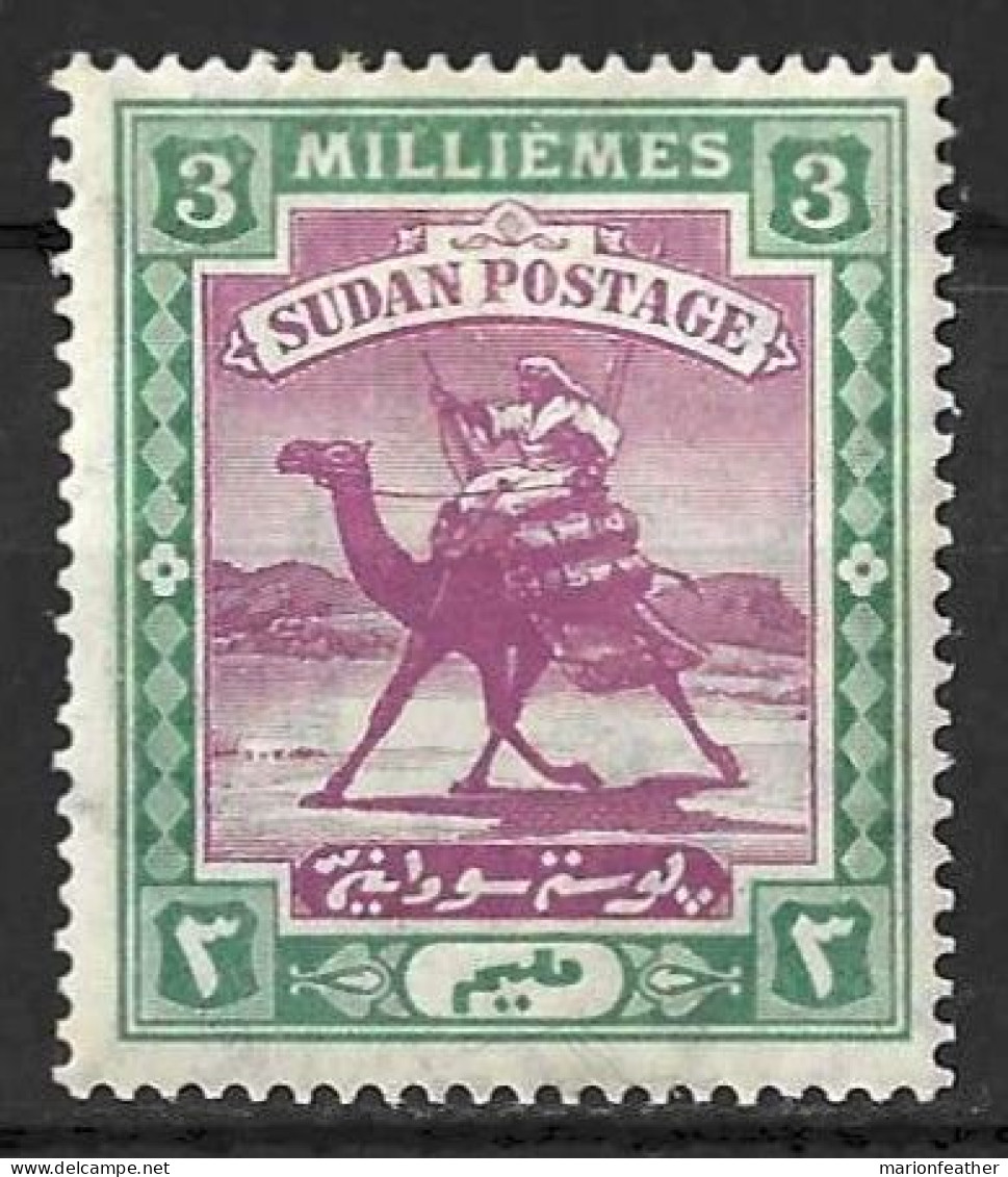 SUDAN...KING EDWARD VII..(1901-10..)....CAMEL.....3m......SG20........MH... - Soedan (...-1951)