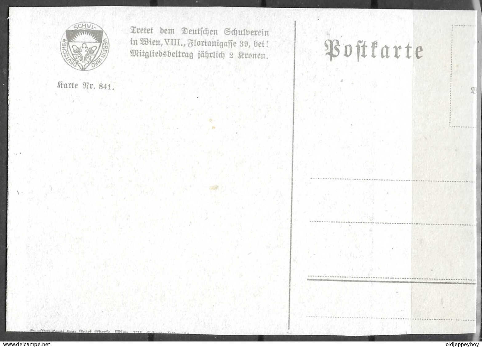 Aus Der Kriegszeit ( Heimkehr ) - Deutscher Schulverein Um 1920 Dorschen - Patriotiques