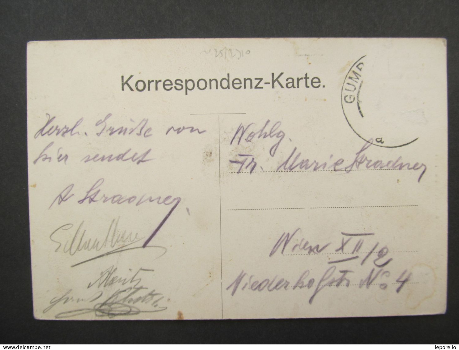 AK Gumpoldskirchen B. Mödling Betrunkene Karte 1910  //// D*58406 - Mödling