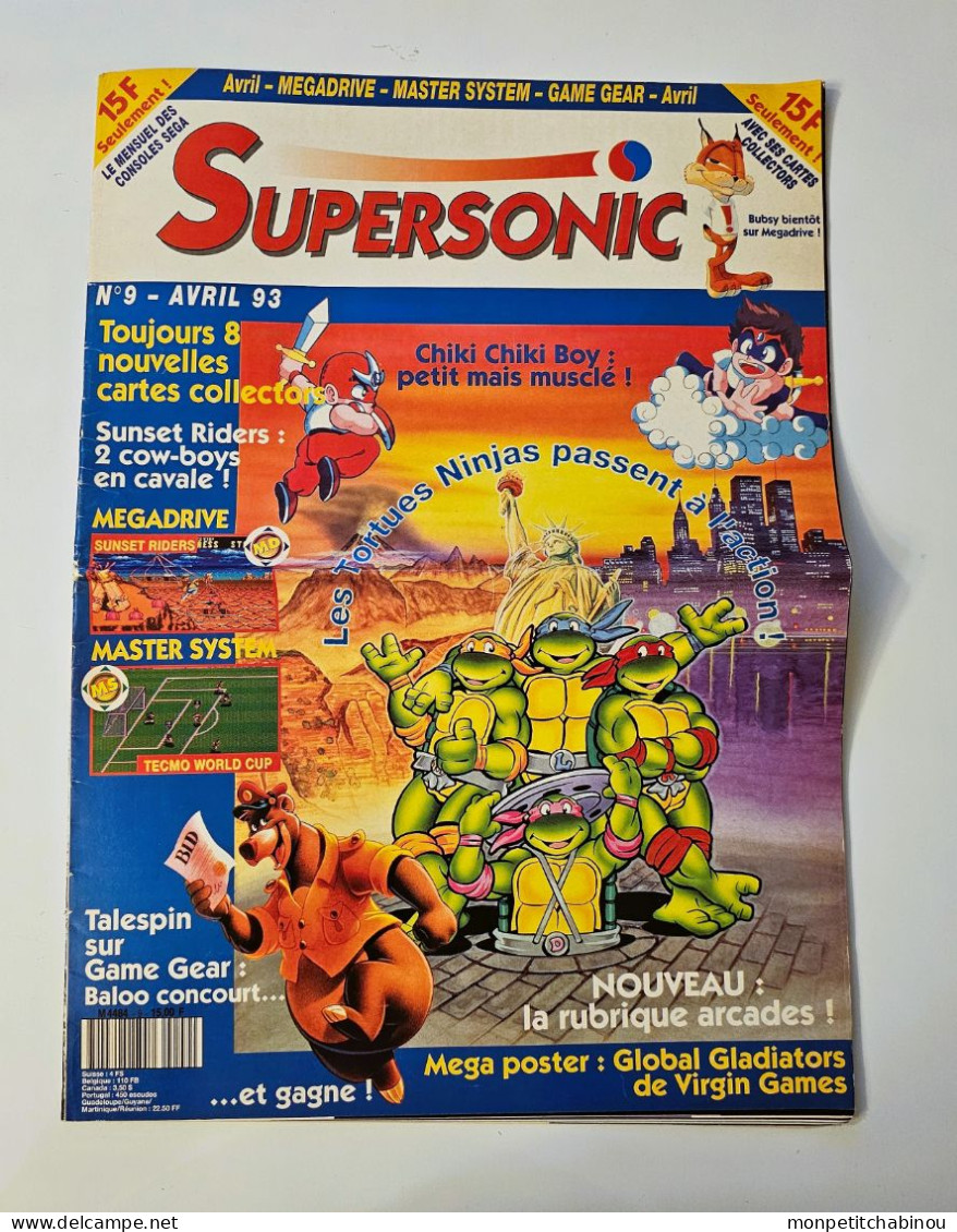 Revue SUPERSONIC N°9 (Avril 1993) - Informatique