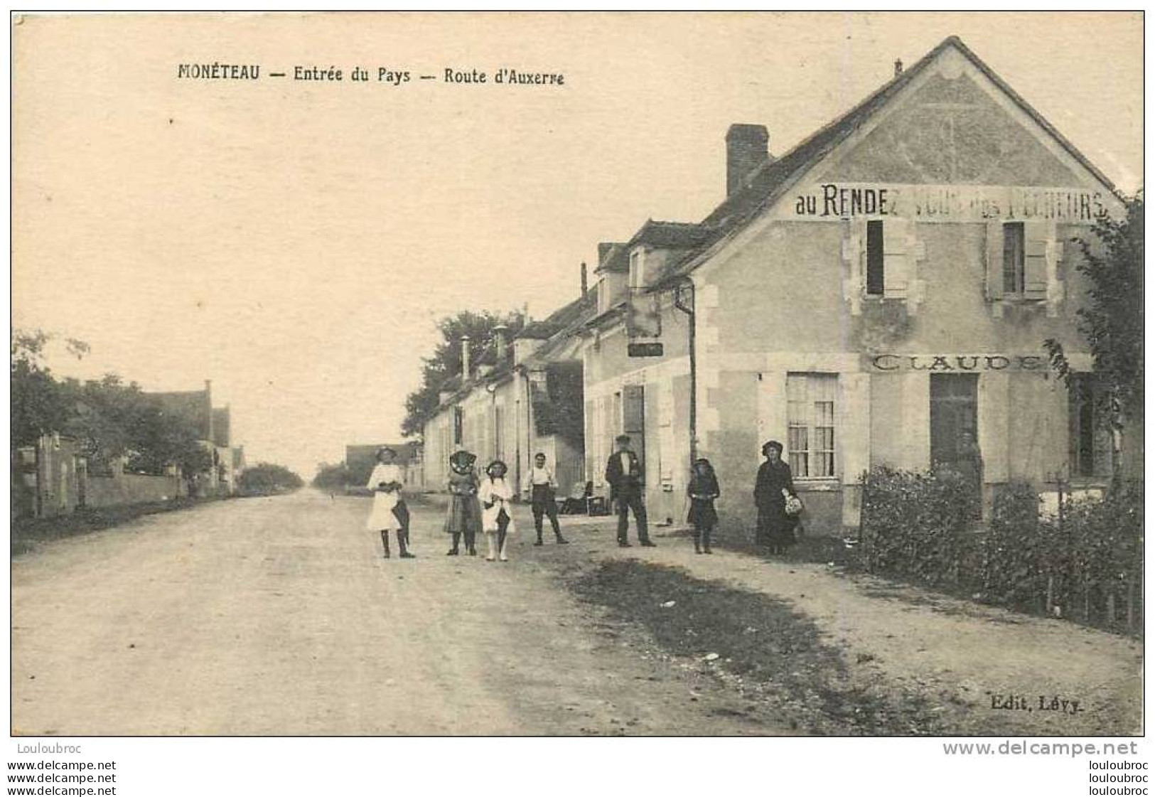 89 MONETEAU ENTREE DU PAYS ROUTE D'AUXERRE - Moneteau