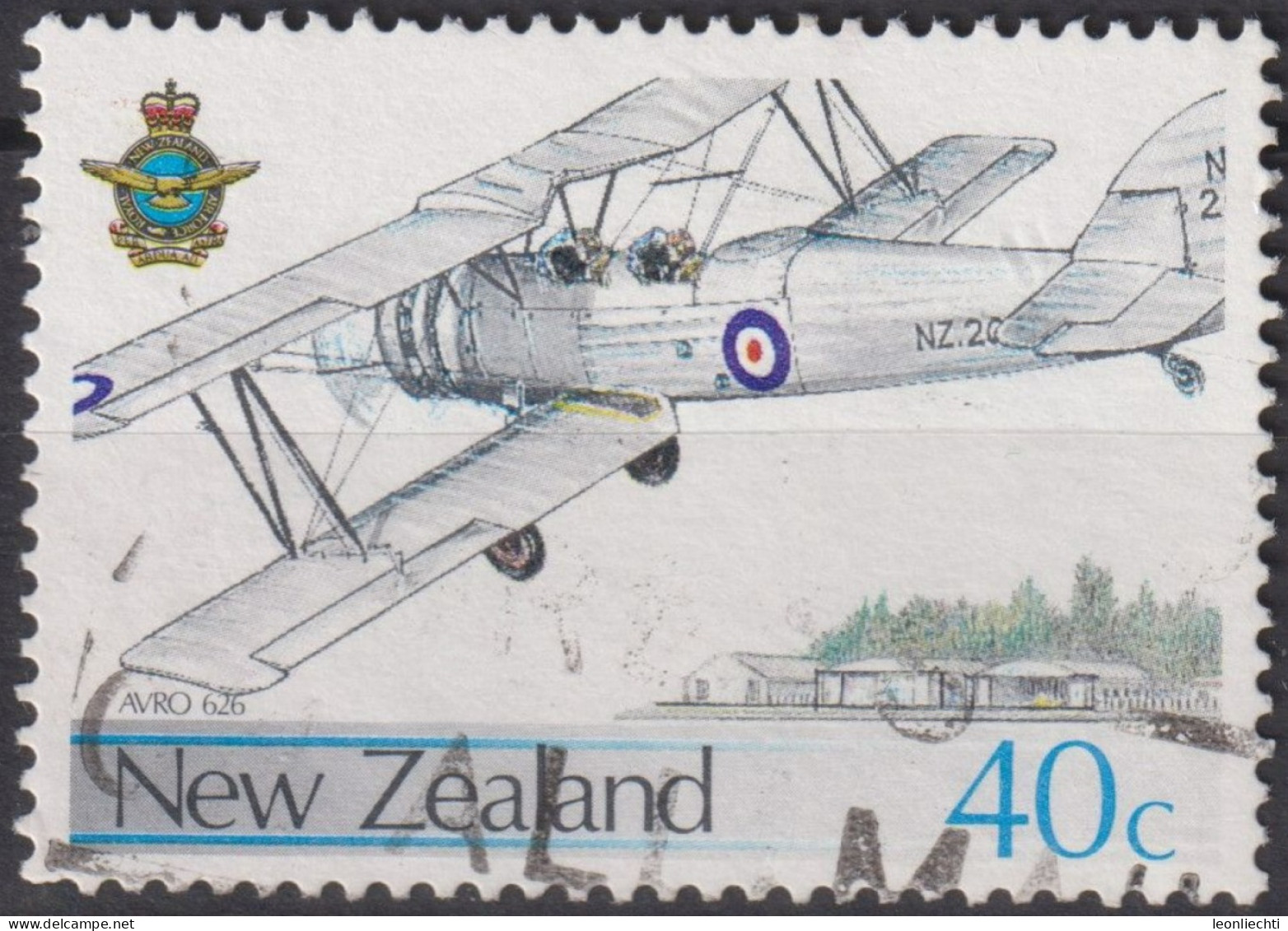 1987 Neuseeland ° Mi:NZ 992, Sn:NZ 872, Yt:NZ 956, Avro, N Z Air Force - Gebraucht