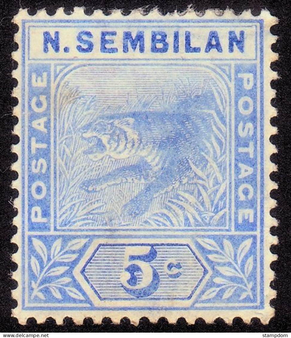 NEGRI SEMBILAN 1894 5c Sc#4 MH @TA412 - Negri Sembilan