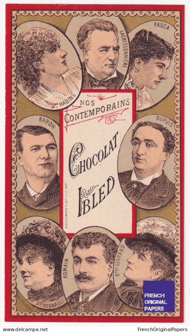 TOP Chromo Ibled- Jeanne Hading Lacressonnière Pasca Baron Dupuis Romain Berthe Legrand Alice Regnault A57-21 - Ibled