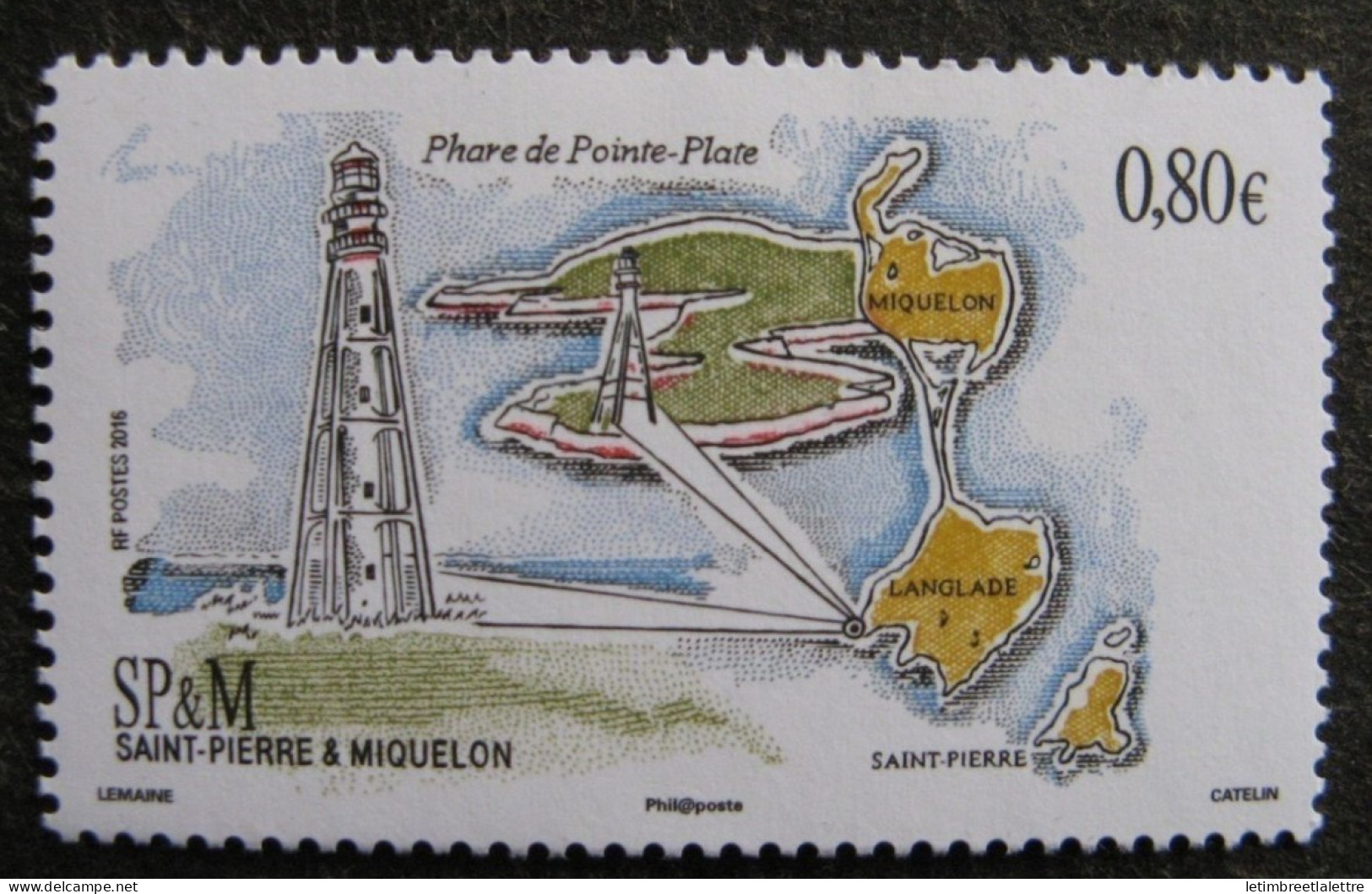 Saint Pierre Et Miquelon - YT N° 1171 ** - Neuf Sans Charnière - 2016 - Unused Stamps