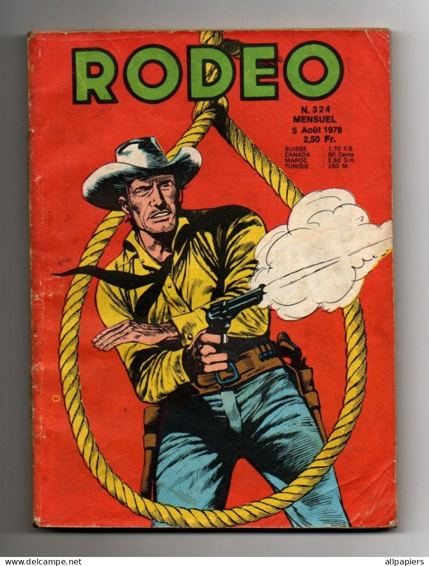 Rodeo N°324 Tex - Baby Bang - Le Rat - L'homme Des Cavernes … 1978 - Rodeo