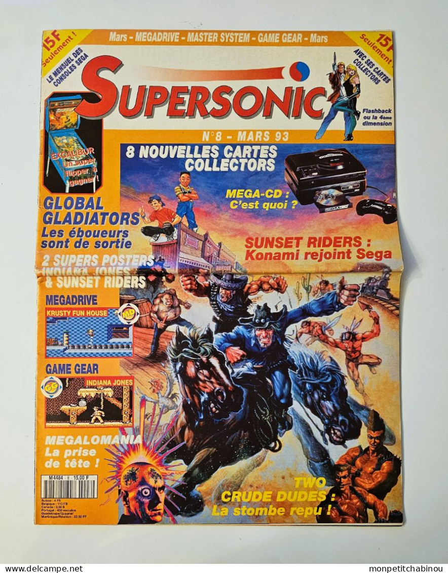 Revue SUPERSONIC N°8 (Mars 1993) - Informatique