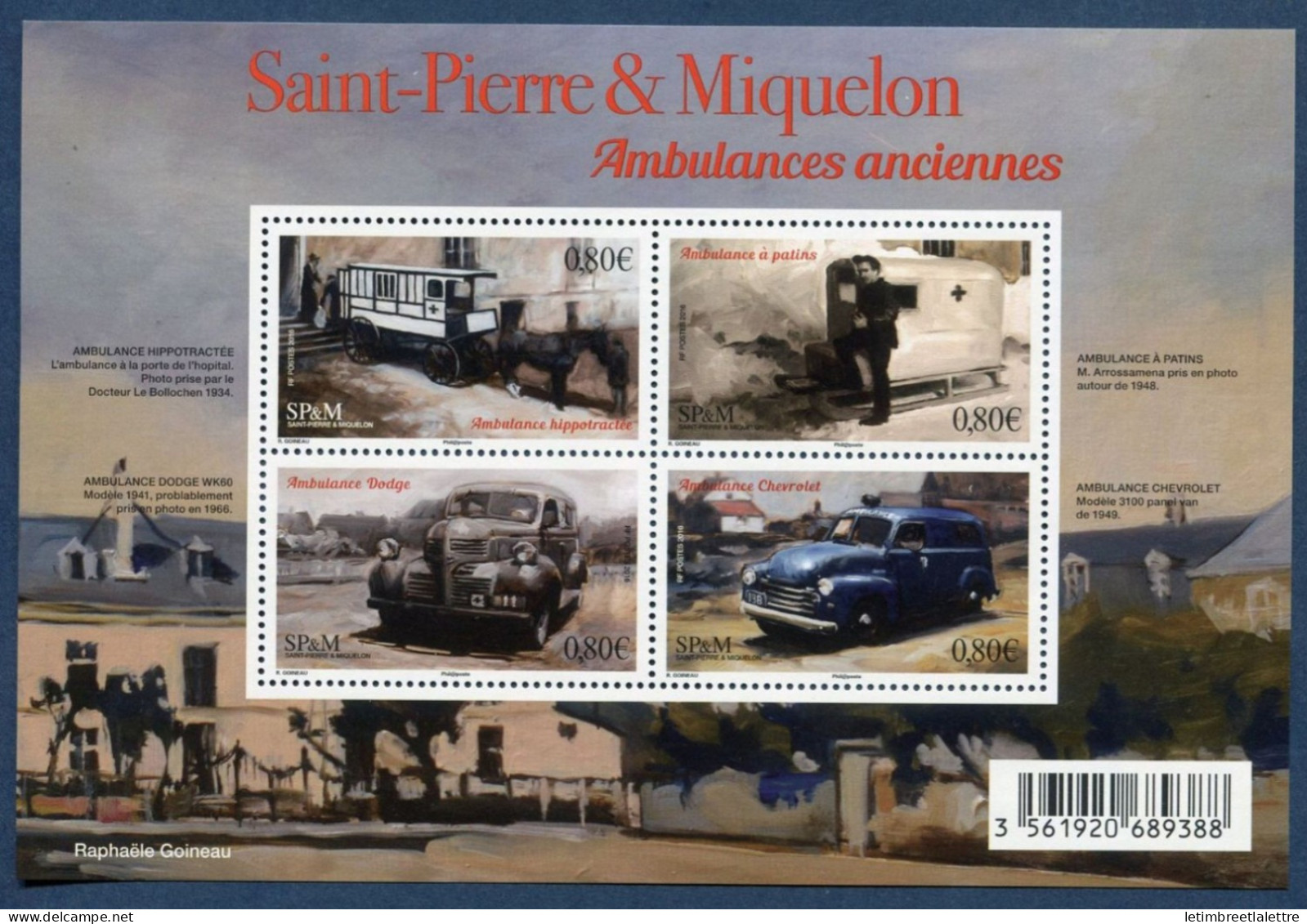 Saint Pierre Et Miquelon - YT N° F 1166 ** - Neuf Sans Charnière - 2016 - Unused Stamps