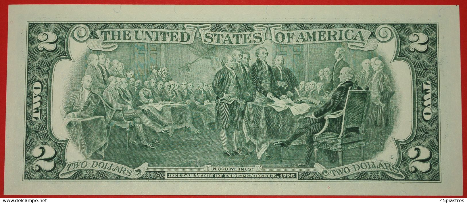 * JEFFERSON (1801-1809): USA  2 DOLLARS 2003! INDEPENDENCE FROM BRITAIN 1976-2017! UNC CRISP "I"·LOW START · NO RESERVE! - Billetes De La Reserva Federal (1928-...)