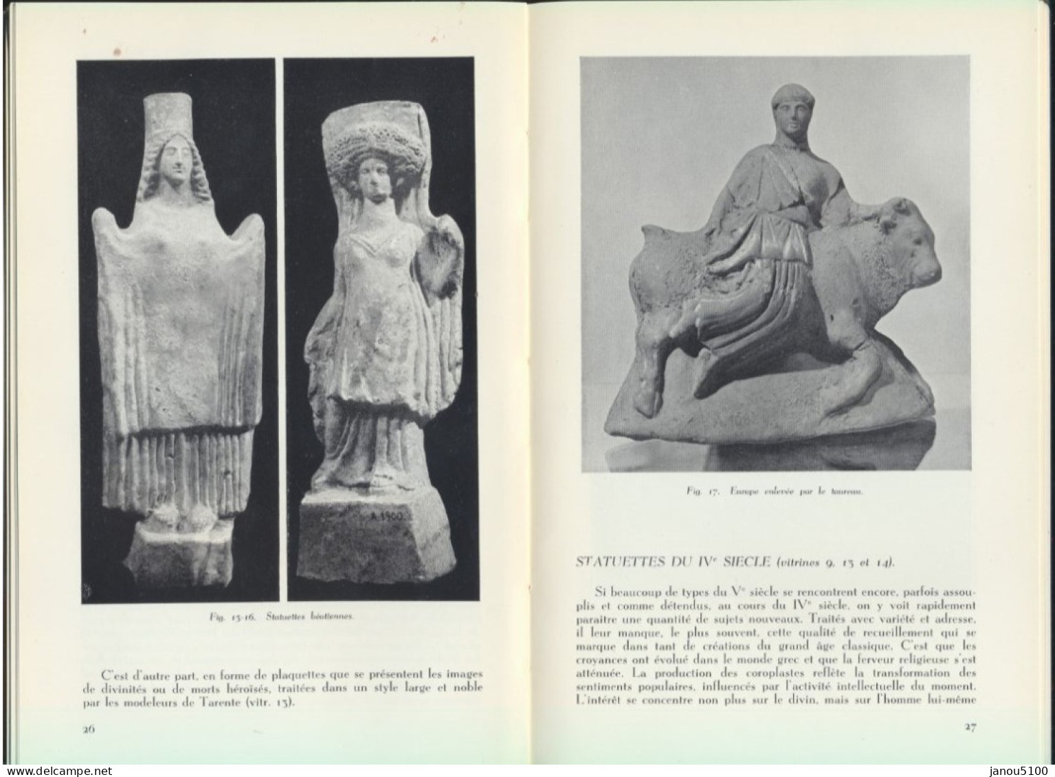 ART  -  ARCHEOLOGIE     "  TERRES CUITES GRECQUES "     VIOLETTE VERHOOGEN            1956. - Arqueología