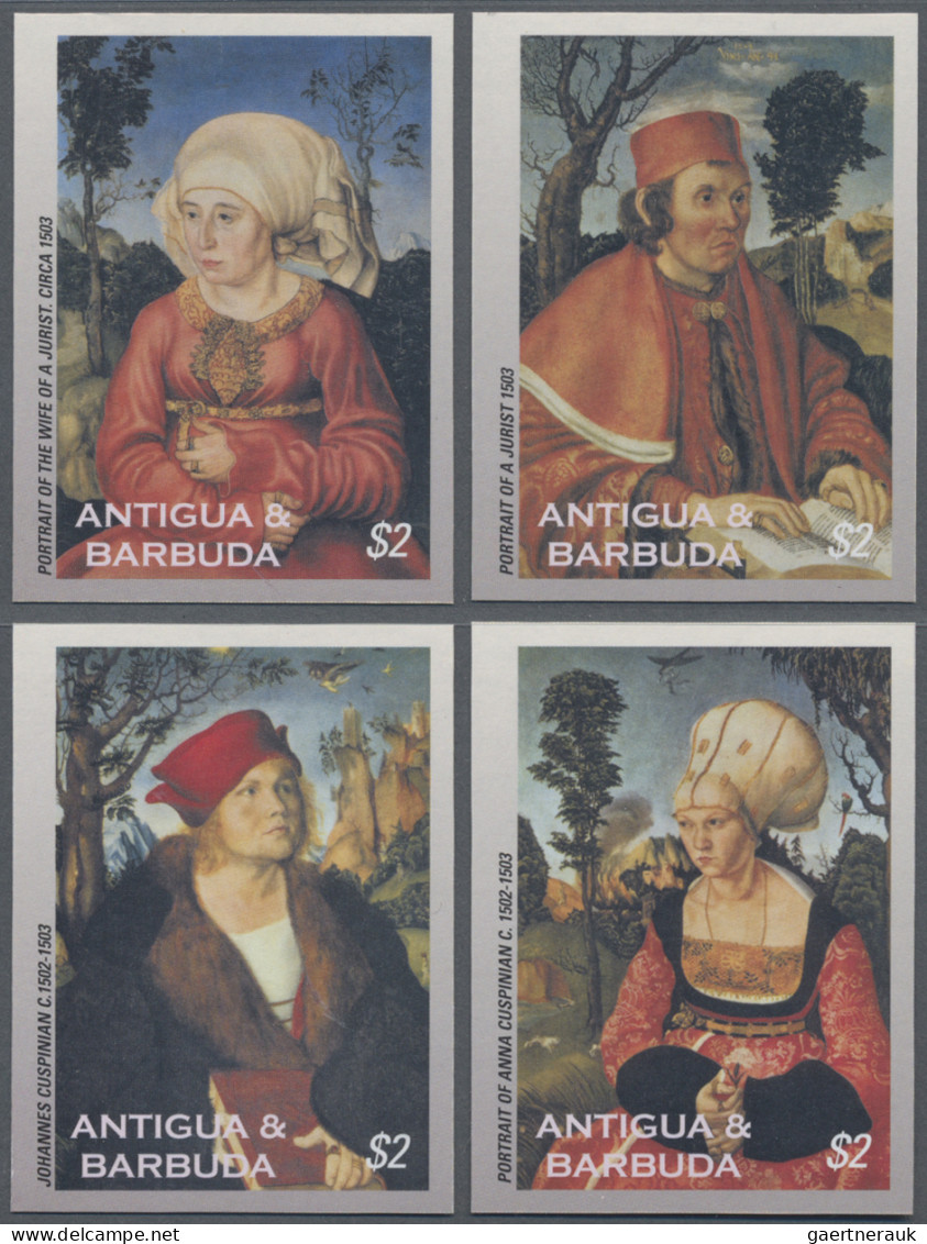 Antigua: 2003/2014. Collection containing 377 IMPERFORATE stamps (inclusive some