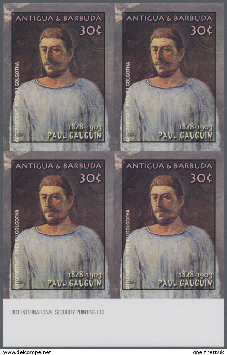 Antigua: 2003/2014. Collection containing 377 IMPERFORATE stamps (inclusive some