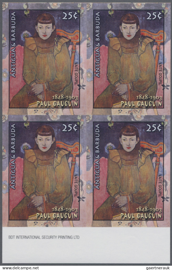 Antigua: 2003/2014. Collection containing 377 IMPERFORATE stamps (inclusive some