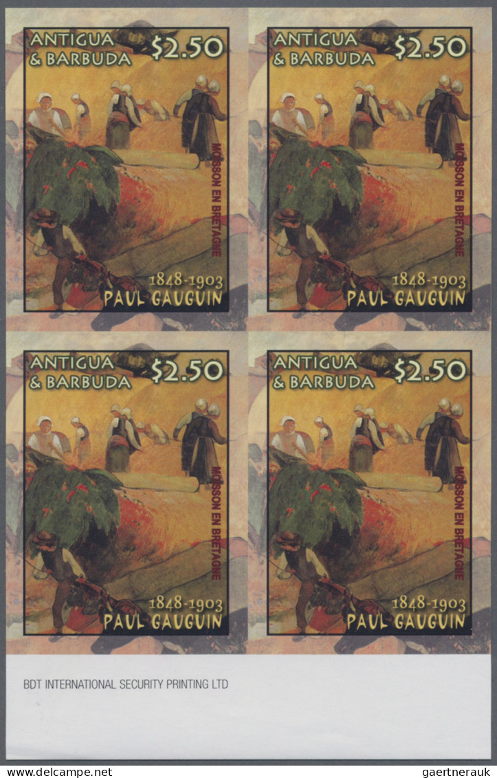 Antigua: 2003/2014. Collection containing 377 IMPERFORATE stamps (inclusive some