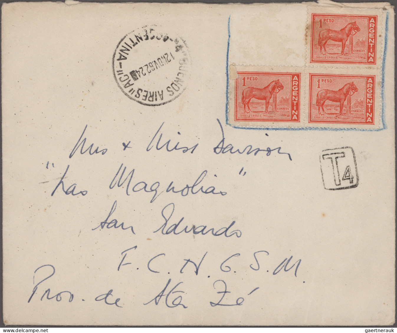 Argentina: 1890/2010 (approx.), Collection Of Over 650 Covers, Mostly Early Fore - Other & Unclassified