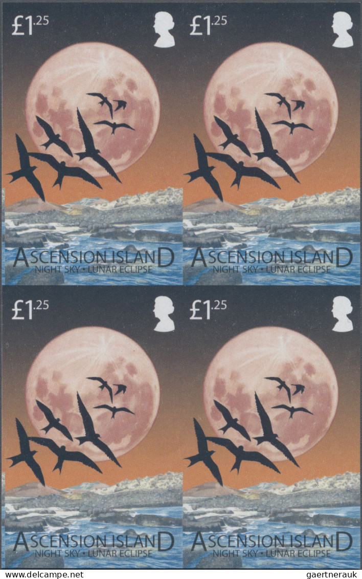 Ascension: 2001/2013. Collection Containing 76 IMPERFORATE Stamps (inclusive Som - Ascensione