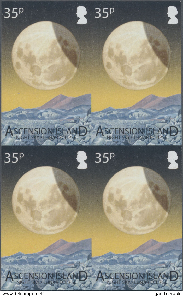 Ascension: 2001/2013. Collection Containing 76 IMPERFORATE Stamps (inclusive Som - Ascension (Ile De L')