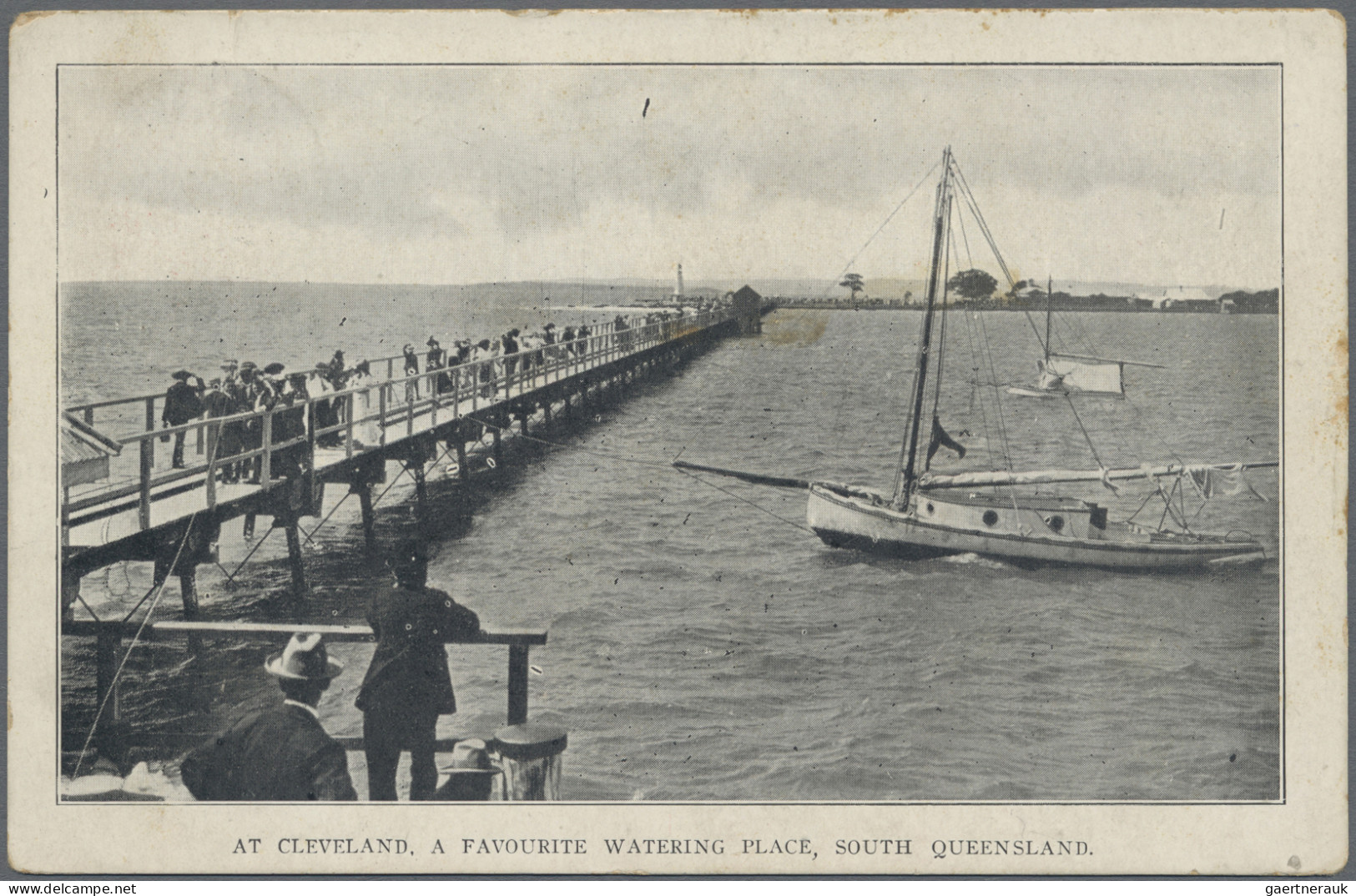 Queensland - Postal Stationery: 1910, Black & White Views, 1d Red Postcard (H&G - Lettres & Documents