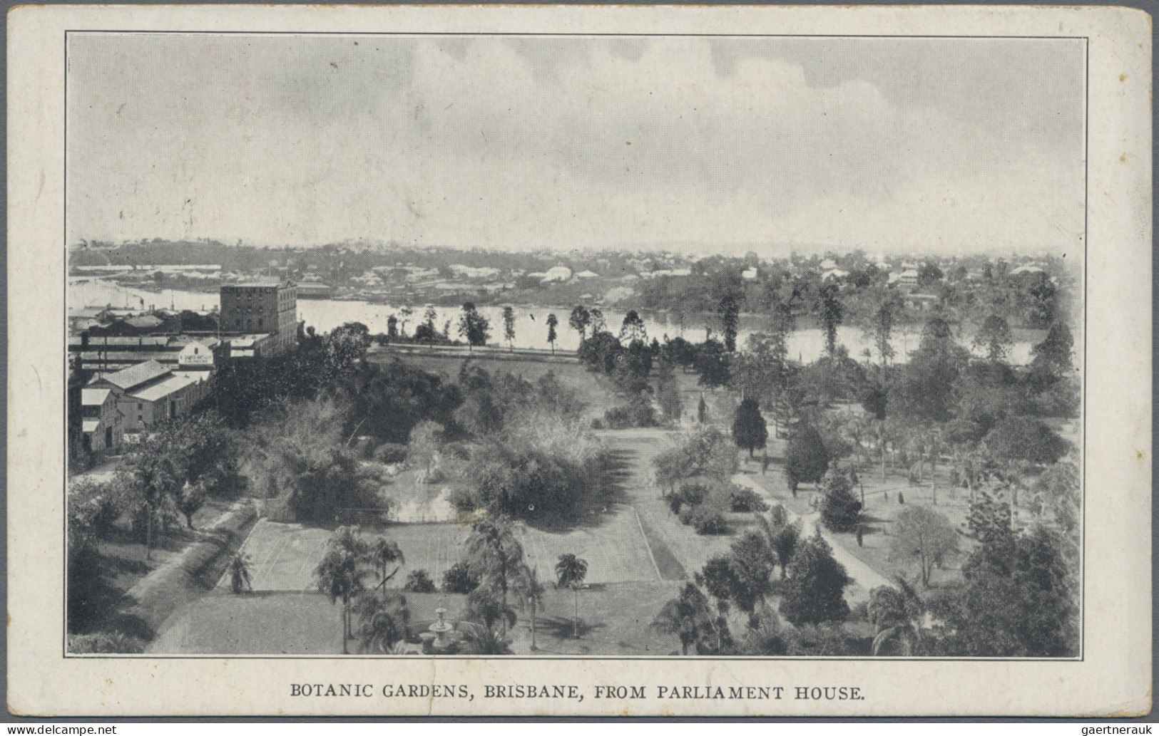 Queensland - Postal Stationery: 1910, Black & White Views, 1d Red Postcard (H&G - Lettres & Documents